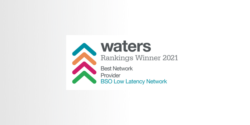 BSO wins best network provider award at the Waters Rankings 2021