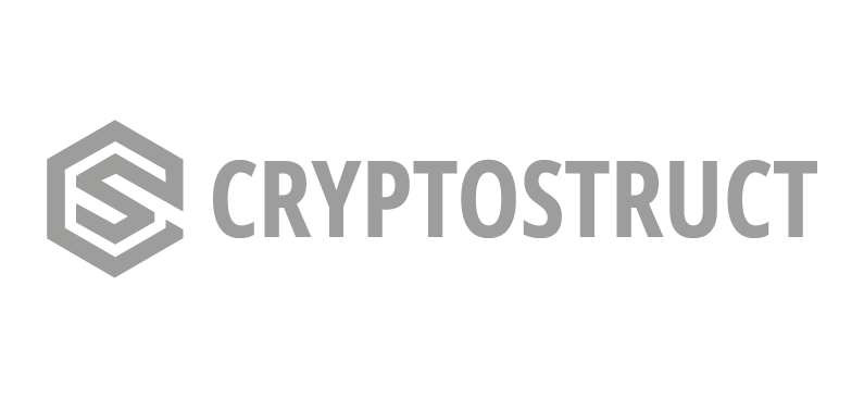 Cryptostruct logo grey