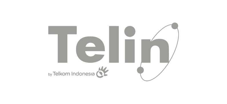 Telin logo grey