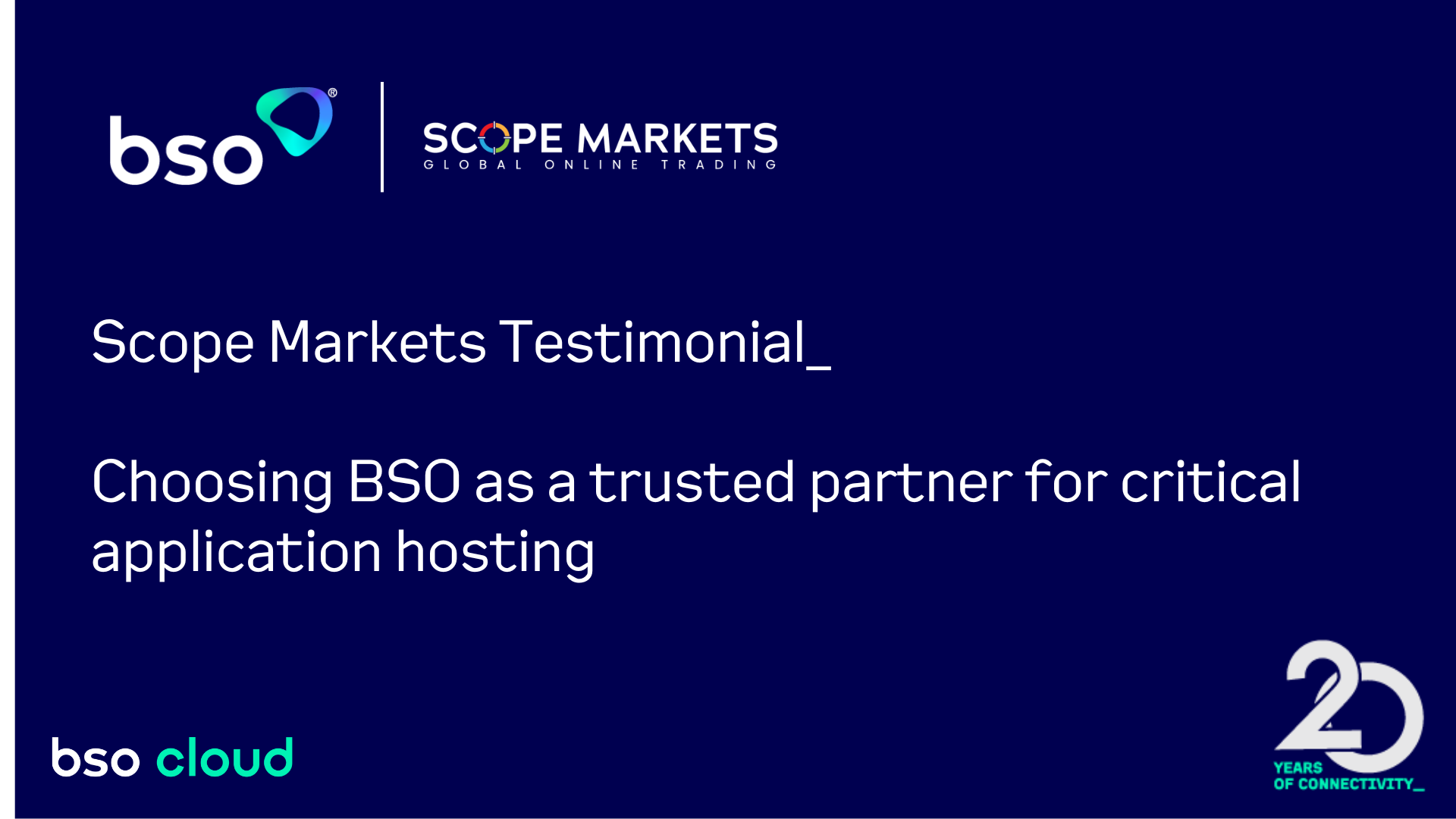 Case Study - Choosing BSO: A Trusted and Proven Partner for Hosting ...